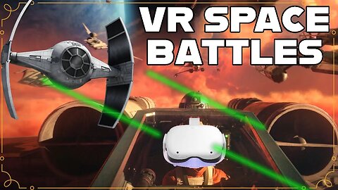 Blasting Tie-Fighters in VR! (Star Wars: Squadrons)