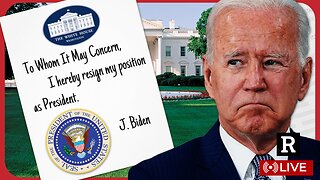 DEMS IN PANIC MODE! Is Biden about to RESIGN the Presidency? | Redacted with Clayton Morris