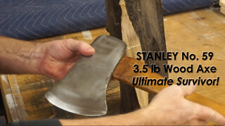 Vintage Wood Axe - Stanley Axe Restoration