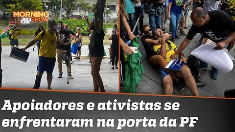 Ativista com placa de Marielle é agredido por apoiadores de Daniel Silveira