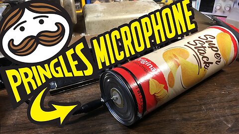 Turning a PRINGLES CAN into a MICROPHONE!