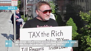 Alleged GOP Congressional Shooter Seen In Photo Declaring ‘Tax The Rich’