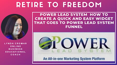 Power Lead System how to create a quick and easy widget that goes to power lead system funnel