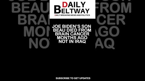 Joe Biden Made Another Gaffe Saying His son Died in Iraq #shorts #shortsvideo