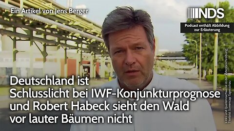 Deutschland Schlusslicht bei IWF-Konjunkturprognose – Habeck sieht den Wald vor lauter Bäumen nicht