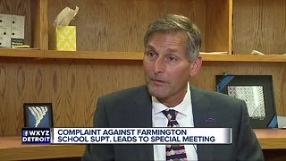 Farmington school board holds holiday break meeting for complaint against superintendent