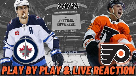 Winnipeg Jets vs Philadelphia Flyers Live Reaction | NHL Livestream | Watch Party | Flyers vs Jets