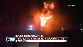 Residents forced to flee Carlsbad apartment fire