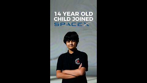 14-year-old child joined SpaceX #factsnews #short