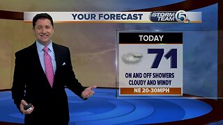 Early Thursday morning forecast