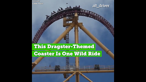 This Dragster-Themed Coaster Goes Is One Wild Ride