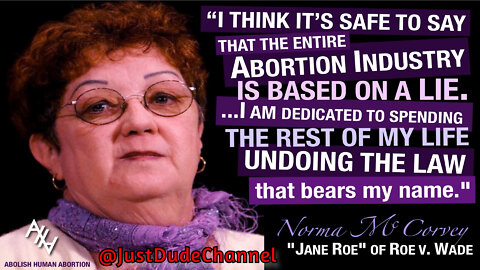 Roe Vs. Wade Case: Norma McCorvey, Commonly Known As Jane Roe, Admits That She Fabricated Her Story!