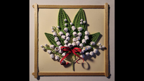 See how to make quilling lilies of the valley