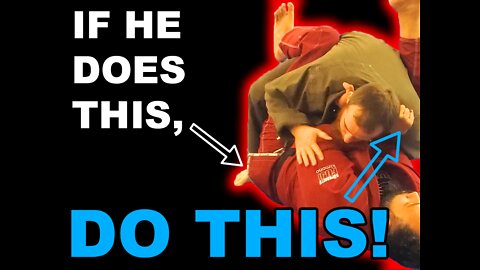 Cross Choke From Guard - Leg Trap | Capitalize on a Common Jiu Jitsu Mistake