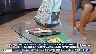 Nathan Adelson Hospice collecting school supplies for families