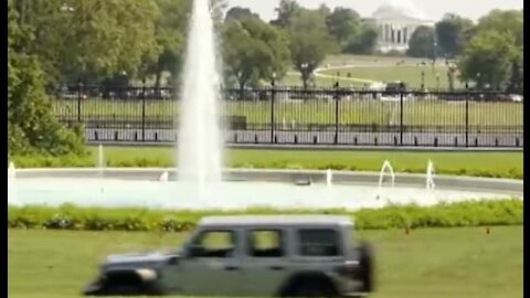 Real (Definitely Not Fake) Video of Joe Biden "Driving" an electric Jeep at (a) White House (ATL)
