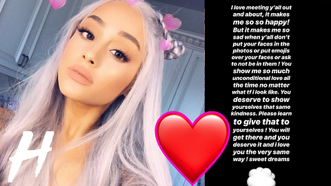 Ariana Grande’s Sweet Message To Fan’s Has Our Hearts MELTING