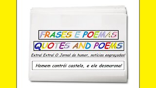 Notícias engraçadas: Homem constrói castelo, e ele desmorona! [Frases e Poemas]