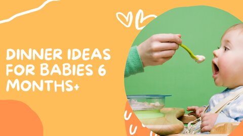 Dinner Ideas For Babies 6 Months+ | Baby Food Ideas | Youtube Shorts