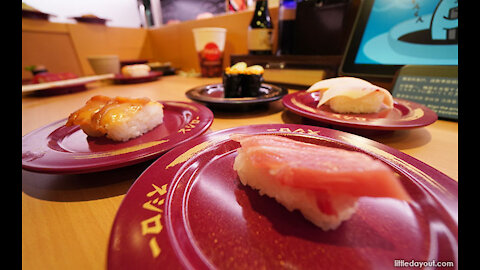 The most popular conveyor belt sushi in Japan - Sushiro スシロー