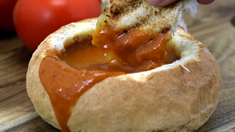 Tomato soup bread bowl recipe