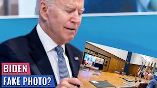 DID THE WHITE HOUSE RELEASE A FAKE PHOTO OF BIDEN AS JOE SURRENDERED TO THE TALIBAN?