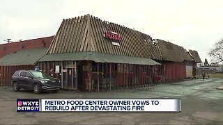 Owner of Detroit grocery store destroyed in fire says business will reopen