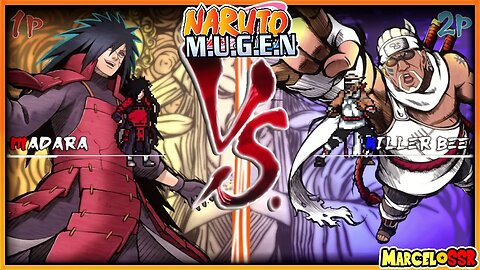 Madara & Mecha Naruto Vs. Killer Bee & Hinata - Naruto M.U.G.E.N