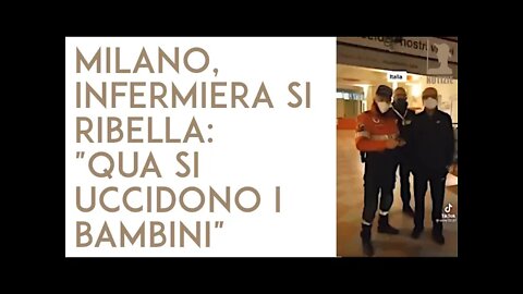 "Qua si uccidono i bambini" infermiera si ribella al pass