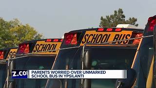 District: Unmarked Ypsilanti school bus belongs to new transportation company