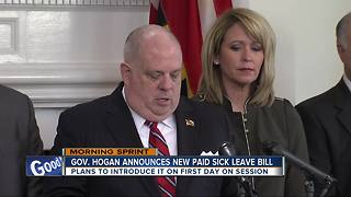 Governor proposes alternative paid sick leave bill