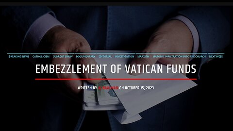 Embezzlement Of Vatican Funds