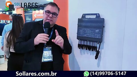 MICROINVERSOR TSUN 3000W, ENTRADA PARA ATÉ 6 PAINÉIS NA SOLLARES.COM.BR - INTERSOLAR 2023