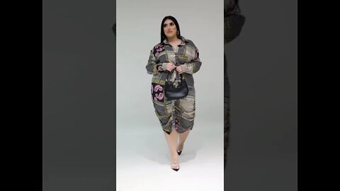 fashion women's clothing plus size