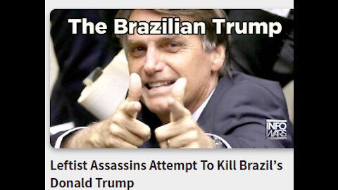 Leftist Assassins Attempt To Kill Brazil’s Donald Trump