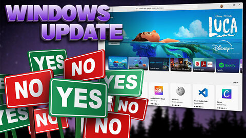 NEWS about Windows UPDATE and WINDOWS Store.