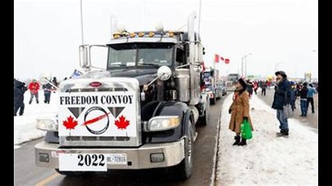 Canadian Truckers Fighting For Freedom Opposing Crimes Against Humanity