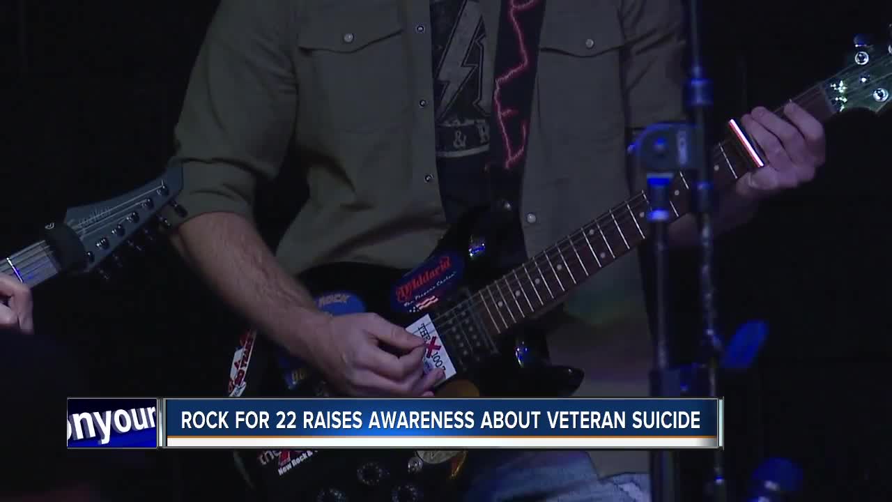Bands play to raise awareness about veteran suicide