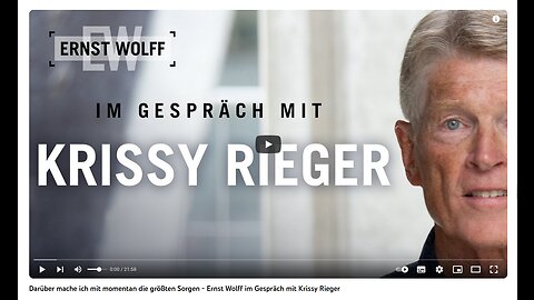 Tego właśnie obawiam się w tej chwili najbardziej – Ernst Wolff w rozmowie z Krissy Rieger