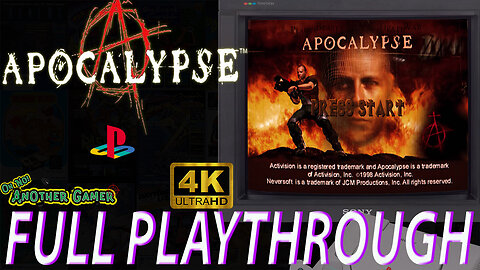 Apocalypse (1998) [Sony Playstation 1 aka PS1] 🎮 🙌 Intro + Gameplay (full playthrough)