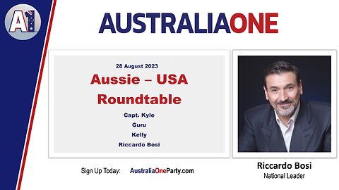 AustraliaOne Party - Aussie-USA Roundtable (26 August 2023)
