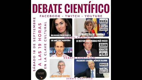 Debate completo en La Clave Tv , María Luisa Carcedo, Exministra de Sanidad abandona sin argumentos