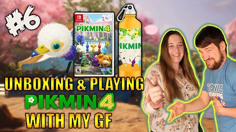 Unboxing and Playing Pikmin 4 with Girlfriend Co-op! (Walmart Pre-Order Exclusive Water Bottle)