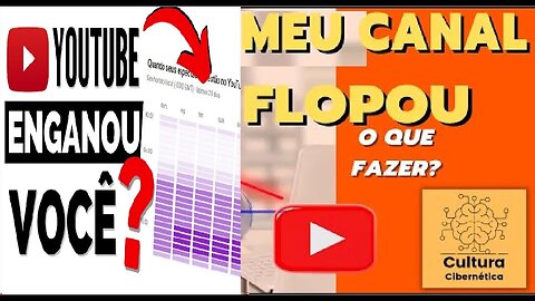 Meu Canal FLOPOU no Youtube | Canal FLOPADO Salva ? | Meu Canal Morreu | Melhor maneira de desflopar