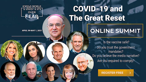 Contributo al prossimo summit " Verità sulla paura: Covid-19, il vaccino e il grande reset"