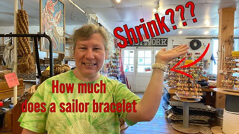 How much does a sailor knot bracelet shrink? ❓⛵️⚓️