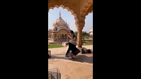 Russian Girls crazy about Lord Krishna#vrindavan #krishna #russiangirl #status #shorts