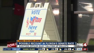 Possible recount in Florida's Senate race