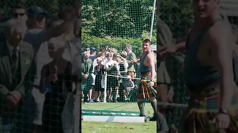 Hammer throw Oban Highland Games Scotland
