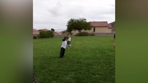 Boy Falls Flat On His Face Instead Of Doing A Cartwheel